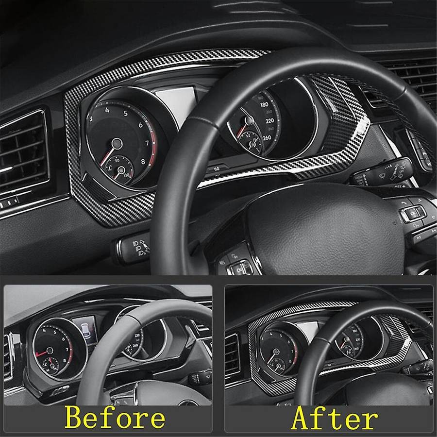 Car Dashboard Panel Screen Kit For- Tiguan Mk2 2017 - 2022 Silver