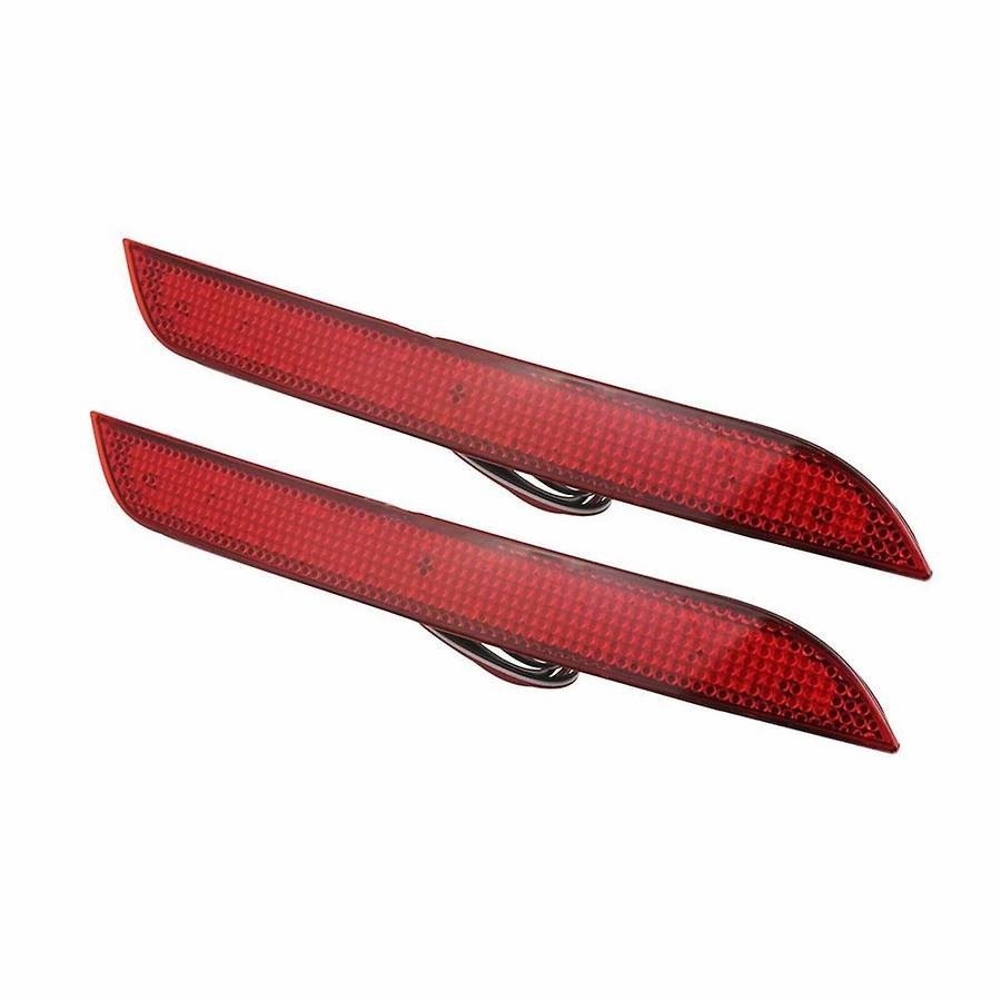 1 Pair Rear Bumper Reflector Brake Lights Led Signal Stop Lamps