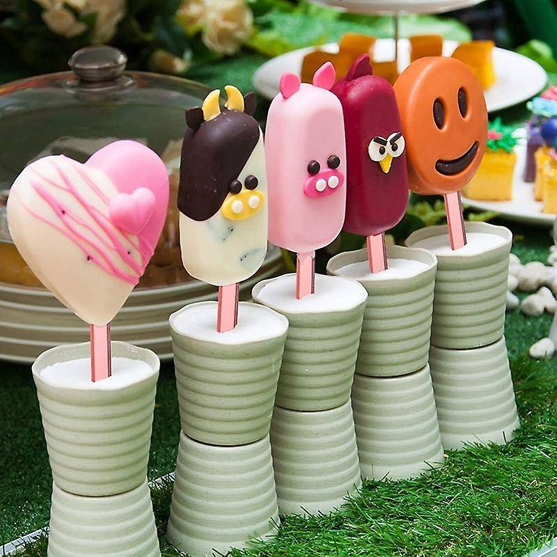 Diy Candy Popsicle Sticks Reusable Ice Cream Popsicle Stick,68 Pieces