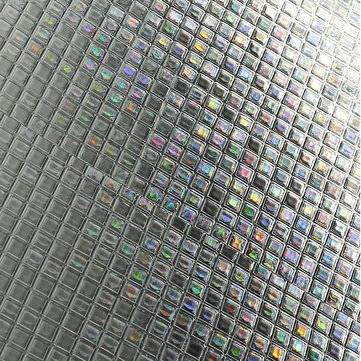 3D Window Privacy Film Static Decor Film Non-Adhesive Colorful Under Sunshine