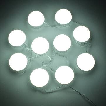3M Dimmable Hollywood Style Yellow White LED Vanity Mirror Lights for Makeup Dres... (COLOR.: WHITE)