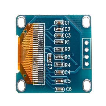 3Pcs 0.96 Inch Blue Yellow IIC I2C OLED Display Module