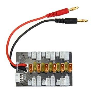 3pcs 1S-3S XT30 LiPo Battery Parallel Charging Adapter Board Expansion Board With Balanced Cable Plu