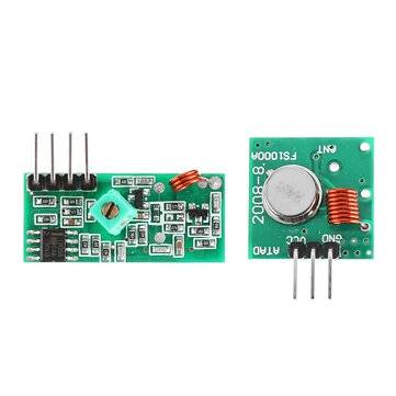 3pcs 433Mhz RF Decoder Transmitter With Receiver Module Kit For ARM MCU Wireless