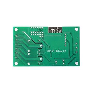 3Pcs 5V/8-80V Power Supply ESP8266 WIFI Dual Relay Module ESP-12F Development Board Secondary Develo