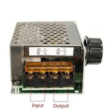 3pcs AC 220V 4000W SCR Voltage Regulator Dimmer Electronic Motor Speed Controller