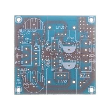 3pcs DIY LM317+LM337 Negative Dual Power Adjustable Kit Power Supply Module Board Electronic Compone