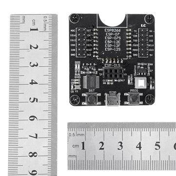 3PCS ESP8266 Test Board Burner Development Board WIFI Module For ESP-01 ESP-01S ESP-12E ESP-12F ESP-