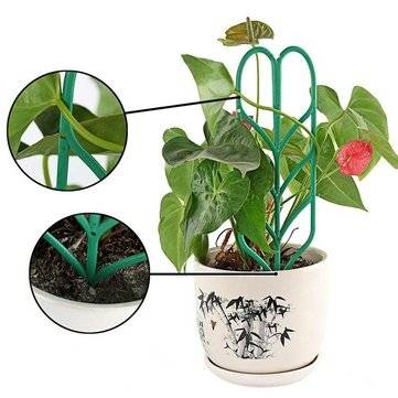 3Pcs Flower Plant Growing Support Frame Bracket Trellis Plants Climbing DIY Vine Rack Tool
