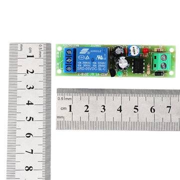 3pcs JK-02 5V 0-200S Power-on On Delay Automatically Disconnects Timer Relay Module NE555