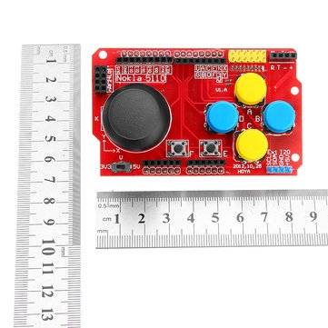 3pcs JoyStick Shield Game Expansion Board Analog Keyboard With Mouse Function Geekcreit for Arduino
