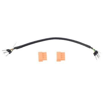 3Pcs M5Stack 24AWG 4-Core Twisted Pair Shielded Cable RS485 RS232 CAN Data Communication Line 0.2M