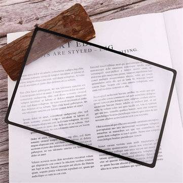 3pcs Magnifier Book Mark Magnification 180X120mm 3X Flat PVC Magnifier Sheet Mag... (QUANTITY: 3PCS)