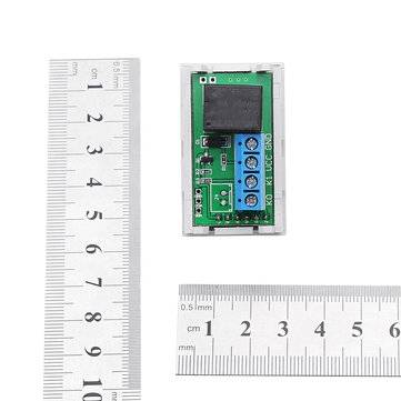 3pcs Mini 12V 20A Digital LED Dual Display Timer Relay Module With Case Timing Delay Cycle
