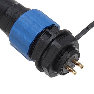 3pcs SP16 IP68 Waterproof Connector Male Plug & Female Socket 2 Pin Panel Mount Wire Cable Connector