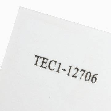 3Pcs TEC1-12706 40x40mm Thermoelectric Cooler Peltier Plate 12V 60W
