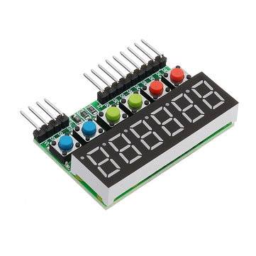 3pcs TM1637 6-Bits Tube LED Display Key Scan Module DC 3.3V To 5V Digital IIC Interface Geekcreit fo