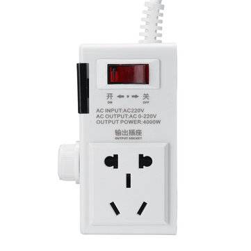 4000W AC 0-220V Adjustable Voltage Controller For Fan Speed Motor Temperature Control