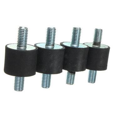 4pcs M10 40x30mm Rubber Shock Absorber Vibration Mounts