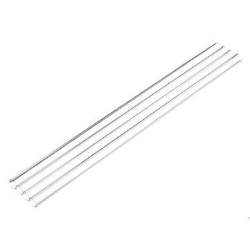 4Pcs Thick Wall Borosilicate Glass Blowing Tube 300mm x 10mm x 1mm
