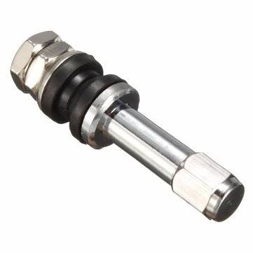 4pcs Universal Chrome Flush Mount Metal Tire Tyre Valve Stems Bolt With Cap TR48