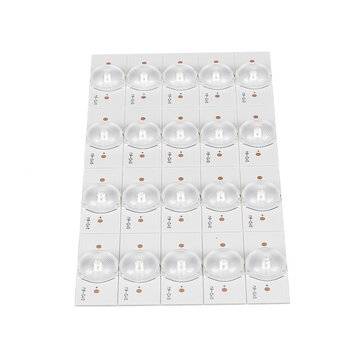 50Pcs 6V Lens Type LED Lamp Beads Particle Lamp Bar LCD TV TV Rear Projection Universal Lamp Bead Ba