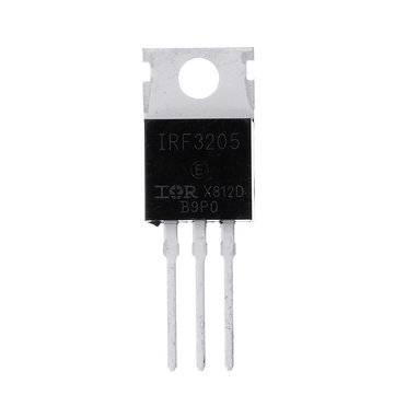 50Pcs IRF3205 IRF3205PBF MOSFET MOSFT 55V 98A 8mOhm 97.3nC TO-220 Transistor