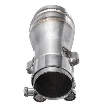 51mm To 35mm Motorcycle Stainless Exhaust Muffler Pipe Adapter Connector Polished 2``