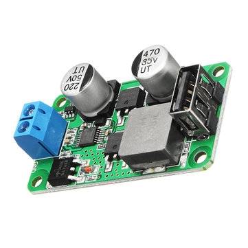 5pcs 5V 5A DC USB Buck Module USB Charging Step Down Power Board High Current Support QC3.0 Quick Ch