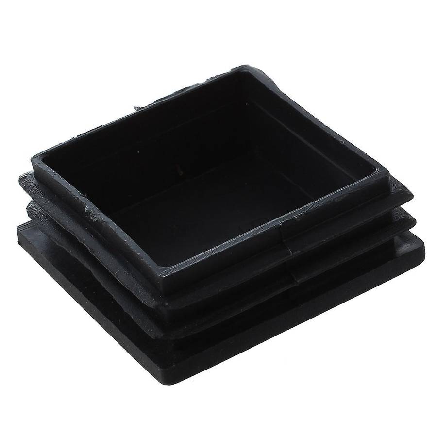 5 Pcs Plastic Square Blanking End Caps Tubing Tube Inserts 50mm X 50mm