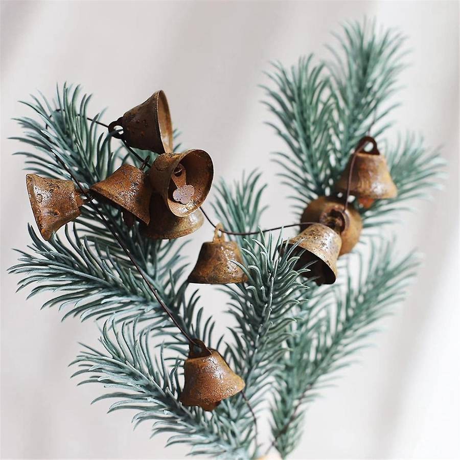 50 PCS Mini Jingle Bells, Christmas Bells, for Crafting Wreath Craft Bells, Holiday Home Decoration