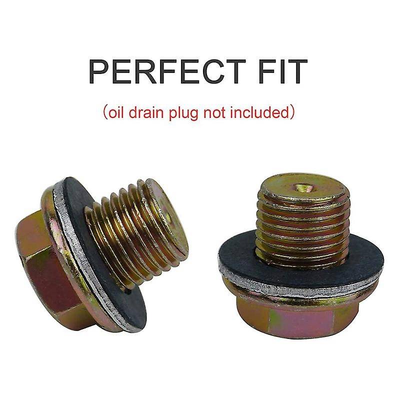 50Pcs Engine Oil Drain Plug Seal Washer Gasket Rings 90430-12031 for Car Accessories