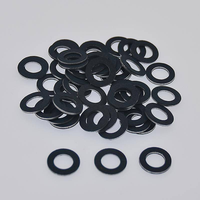 50Pcs Engine Oil Drain Plug Seal Washer Gasket Rings 90430-12031 for Car Accessories