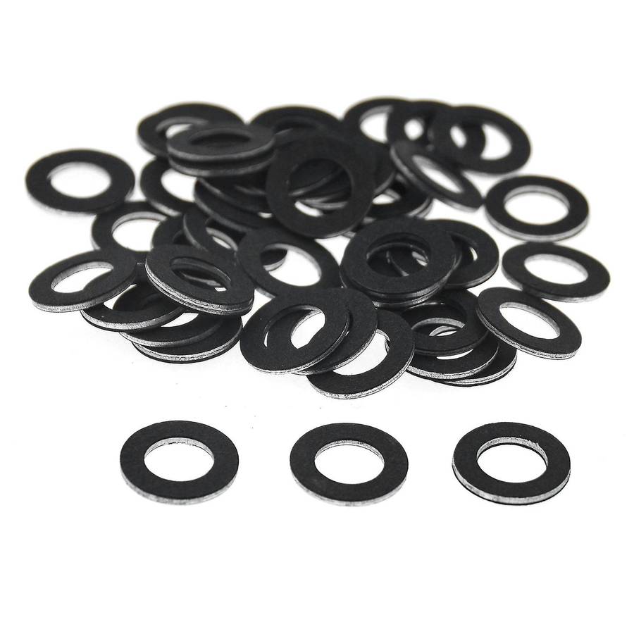 50Pcs Engine Oil Drain Plug Seal Washer Gasket Rings 90430-12031 Fit for
