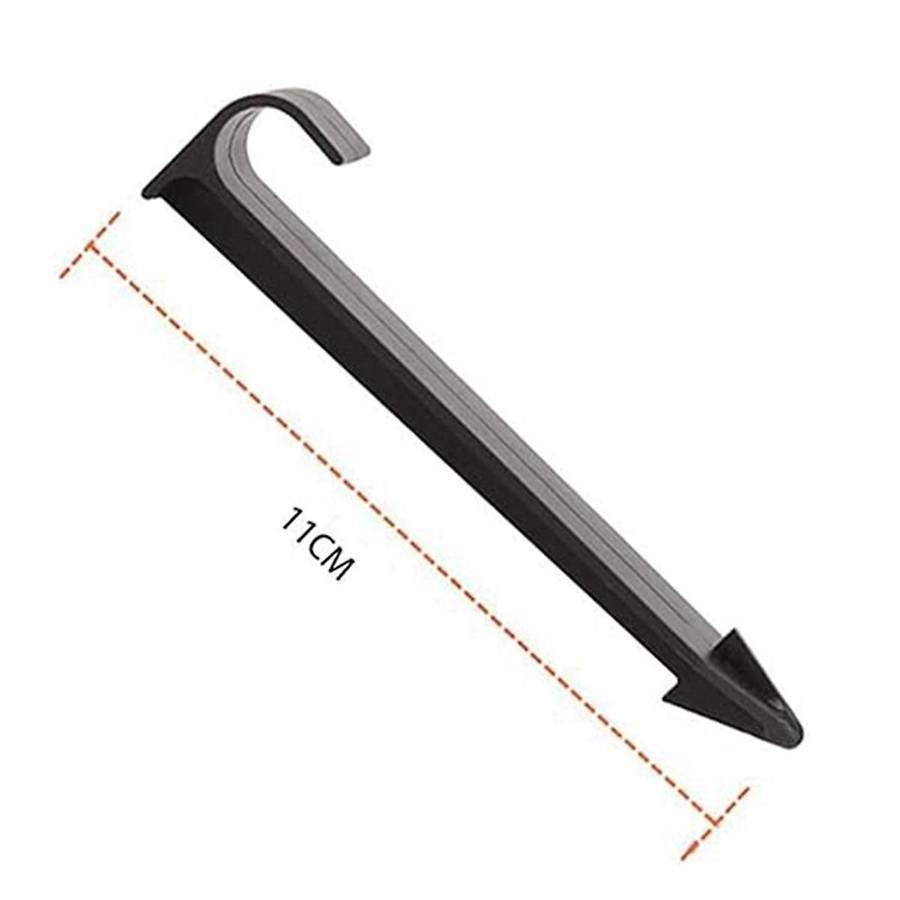 50pcs Ground Rod Fixed Rods, Garden Irrigation Hose Anchors, Fixed Pile Pipe Brackets, Pipe Brackets