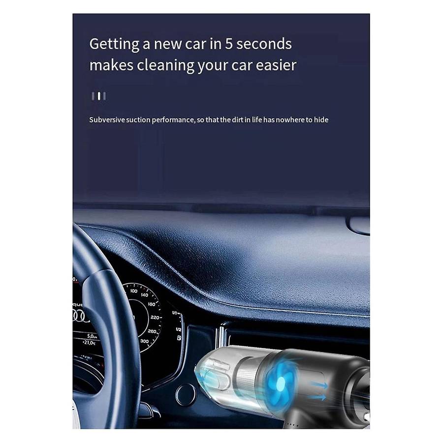 51000 RPM Duster Cordless Dust Blower Rechargeable Blow and Suck Vacuum Cleaner Electric for Compute