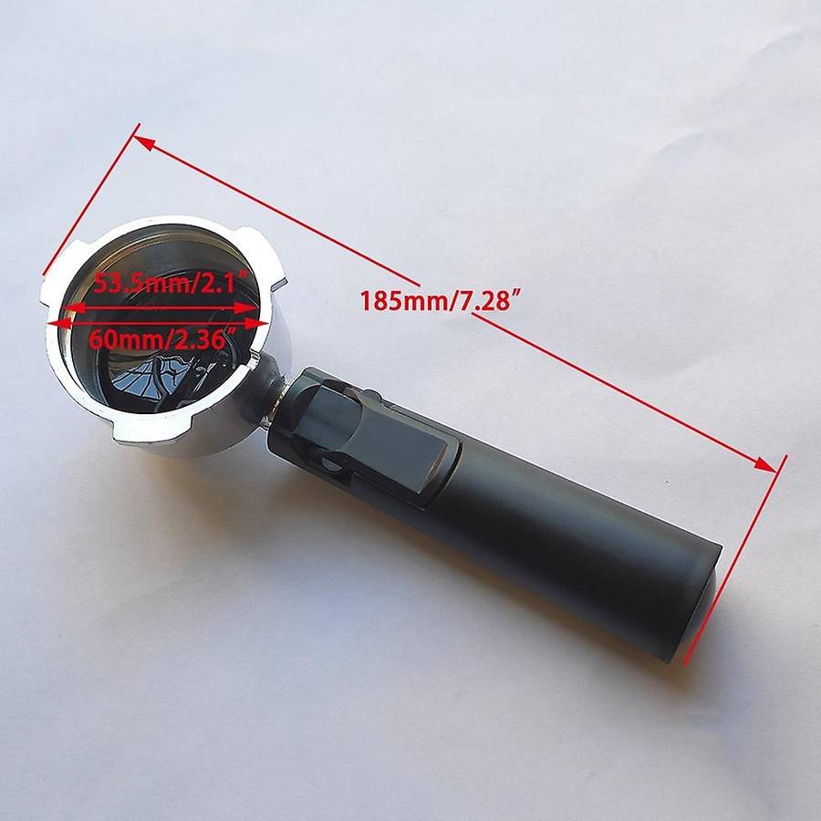 51mm Bottomless Coffee Reusable Portafilter for Homix Holder 60mm 15-20bar for Espresso Coffee Make