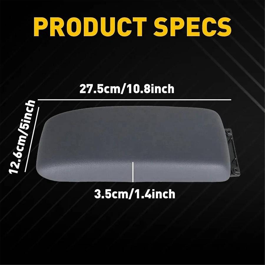 5890535040B0 Car Center Console Armrest Lid for 1995-2000 4Runner 1996-1998 Gray