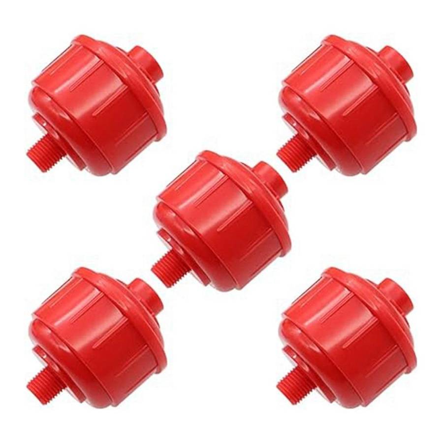 5pcs Pneumatic Oil Mist Filters, Water-isolating Filter Balls At The Rear Of The Water Filter, And