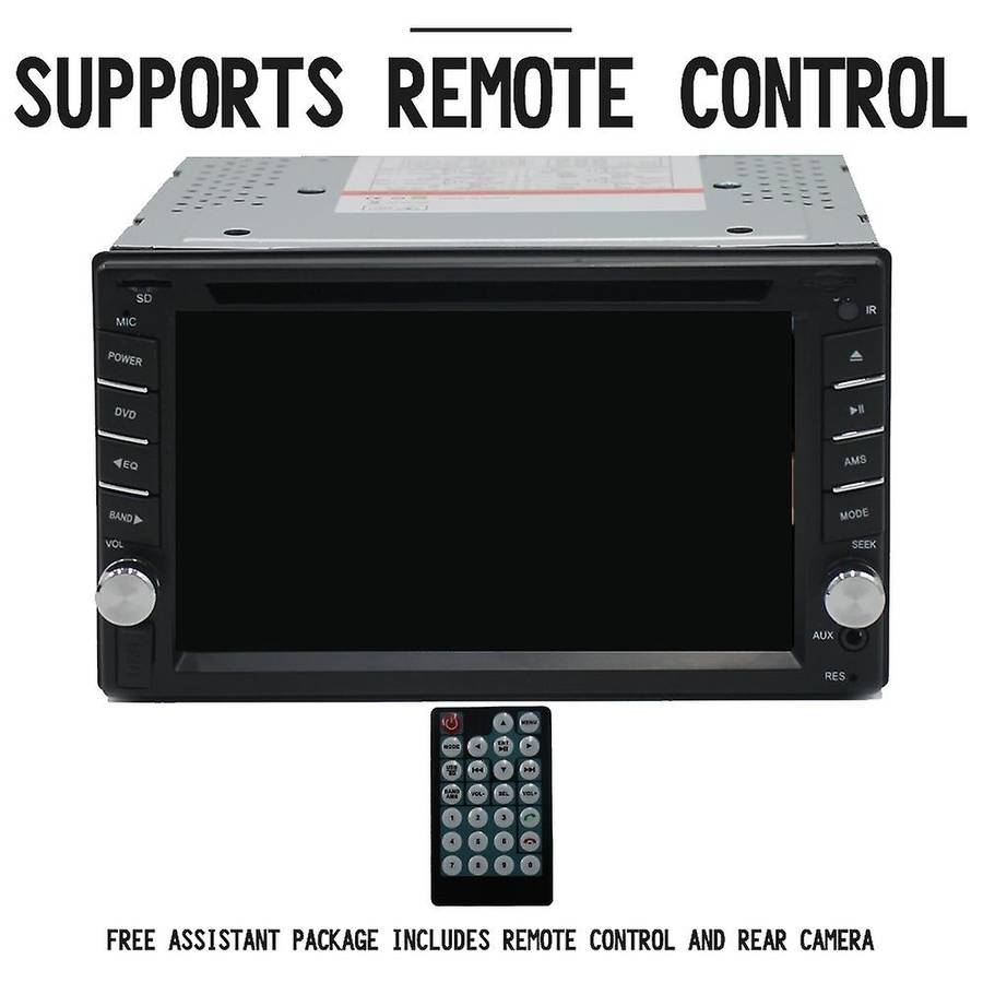 6.2inch Double 2 DIN Car DVD CD MP5 Player Bluetooth Stereo GPS Navigation Radio with Rear View Came