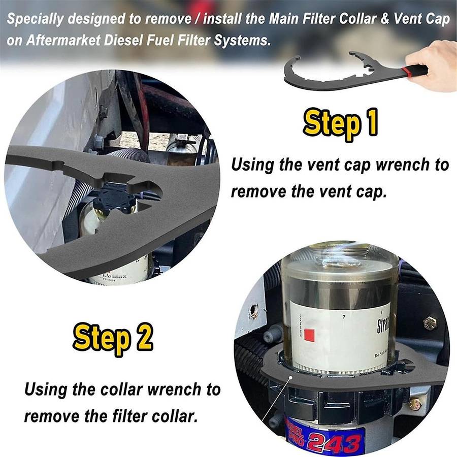 61090 Fuel Filter Wrench for 5inch Oil Filter Removal Tool, for Pro 230, 232, 233, 234, 242, 243