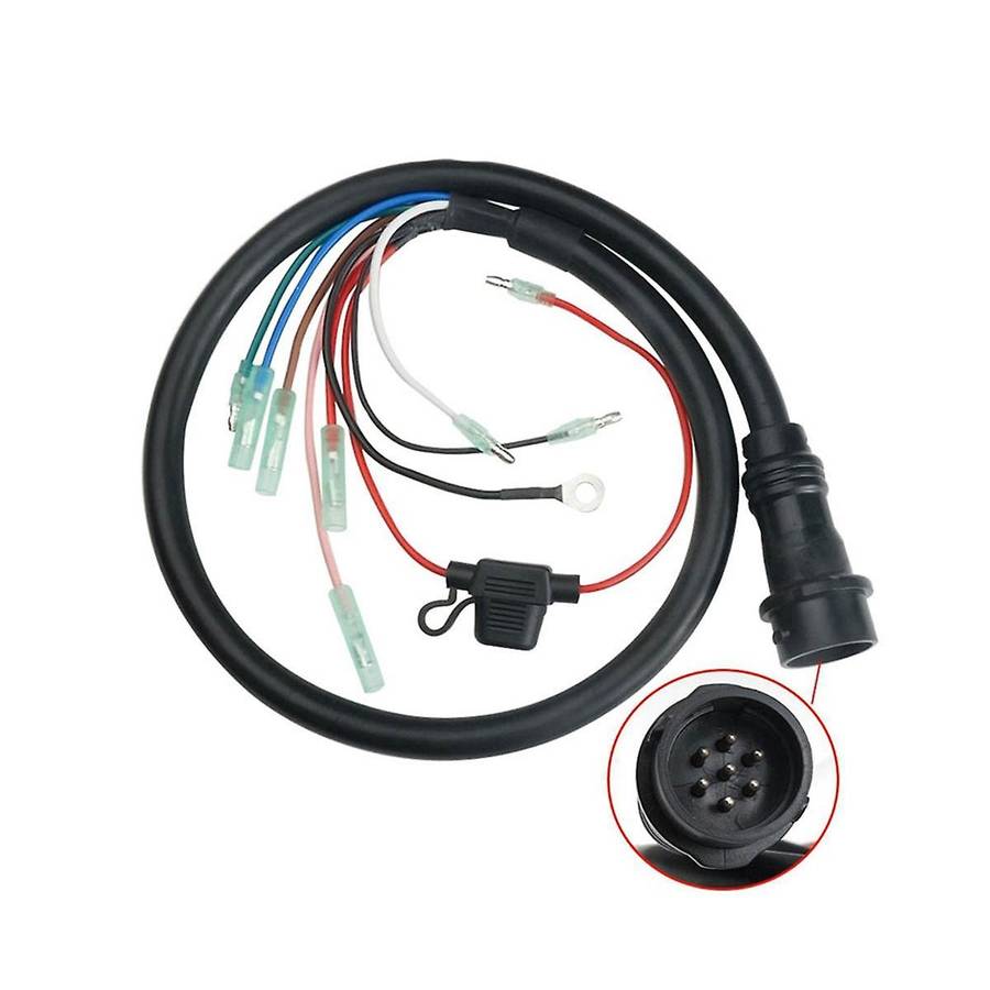 61T-82590-00 Outboard 7Pin Wire Harness Hardness Assy for Outboard Motor 2T 25HP 30HP C25 C30 Parsun