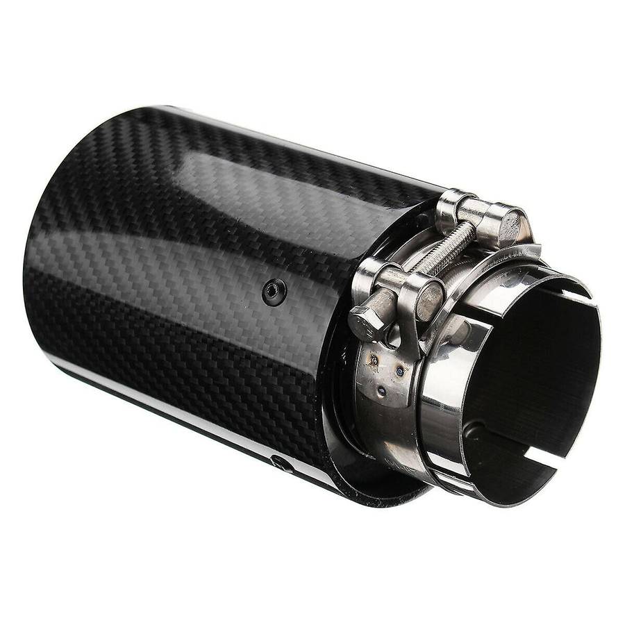 63mm-89mm Exhaust Cover Tailpipe Rear Gloss Carbon for M SERIES