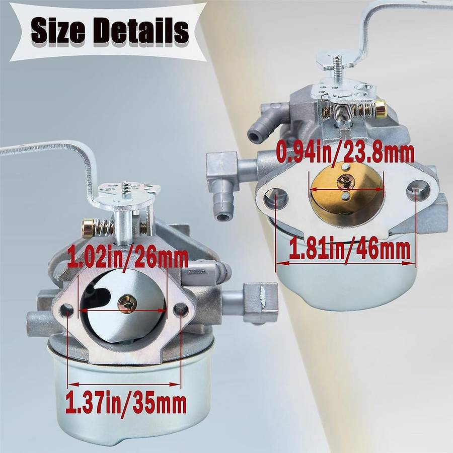 640152 Carburetor for 640152a 640023 640051 640140 640260b Hm80 Hm90 Hm100 8-10 Engine Snow Blower