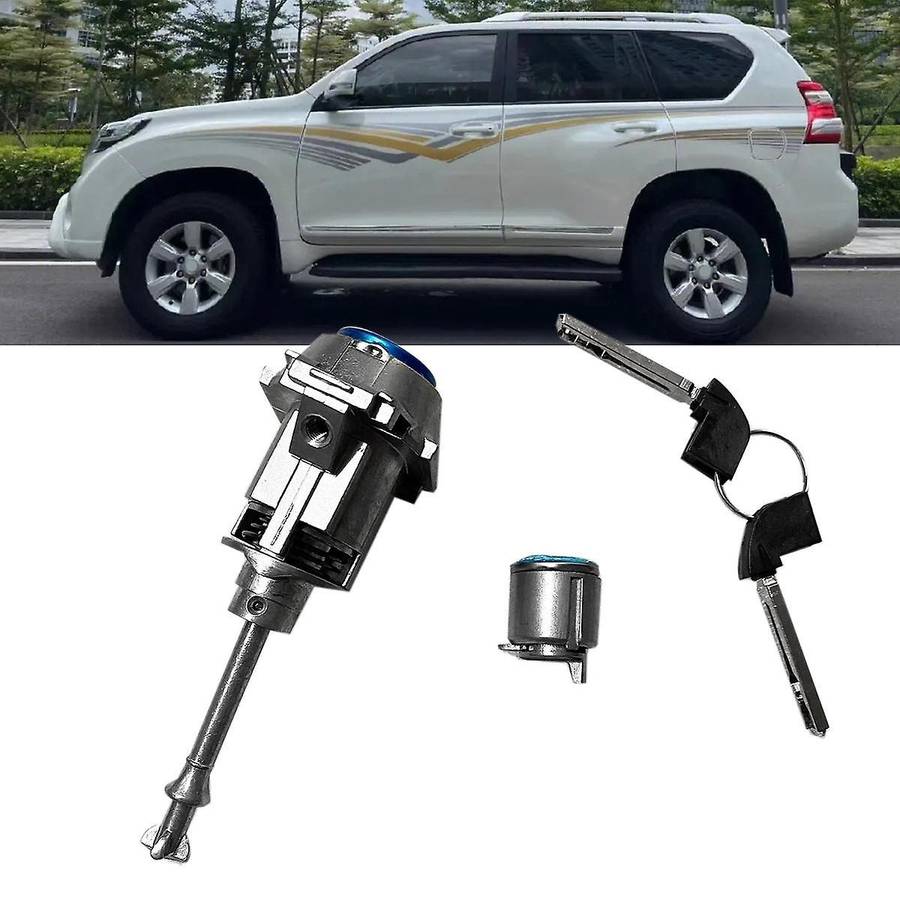 69005-0g020 Car Ignition Lock Cylinder with 2 Keys for Land Cruiser Prado 2010-2019 Door Lock Cylin