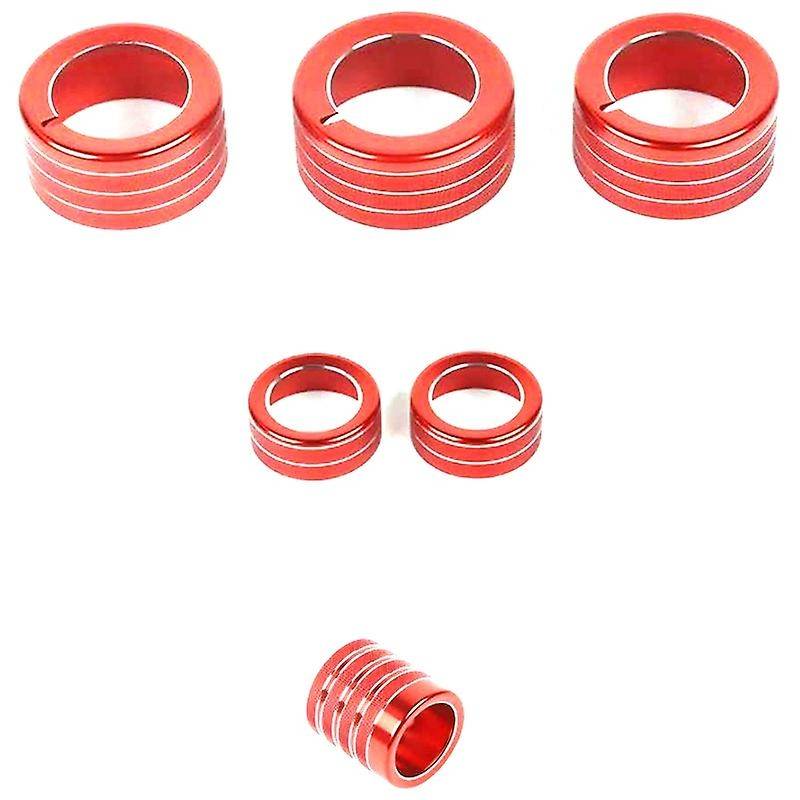 6Pcs Car Audio Switch Button Cover , Air Conditioning Button Cover ,Gear Shift Knob Cover for 4Runne