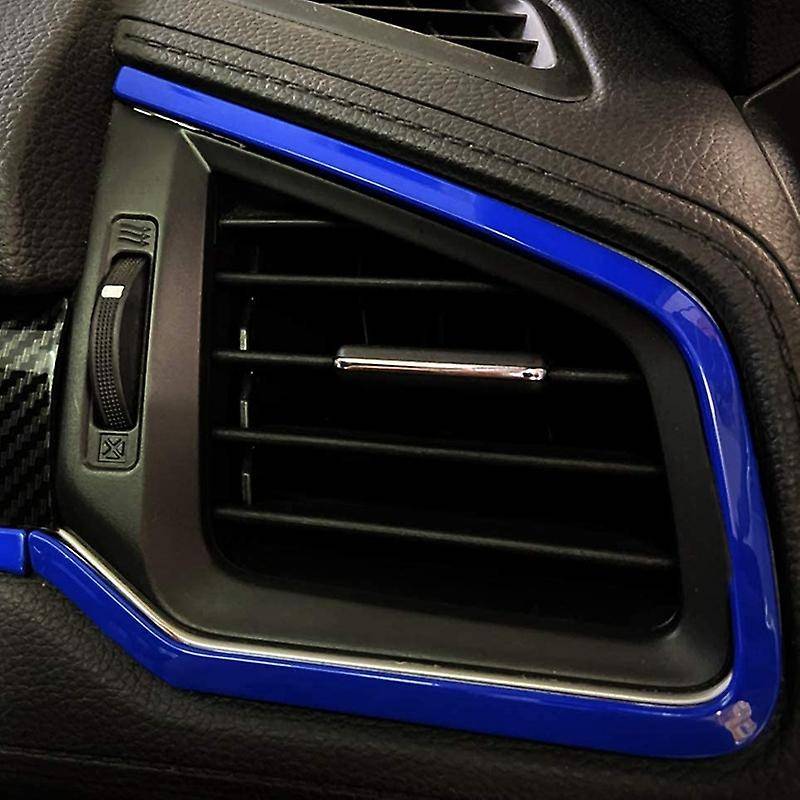 6Pcs Console Center Dashboard Cover Trim Decorative Sticker for 10Th Gen 2016 2017 2018 2019 2020