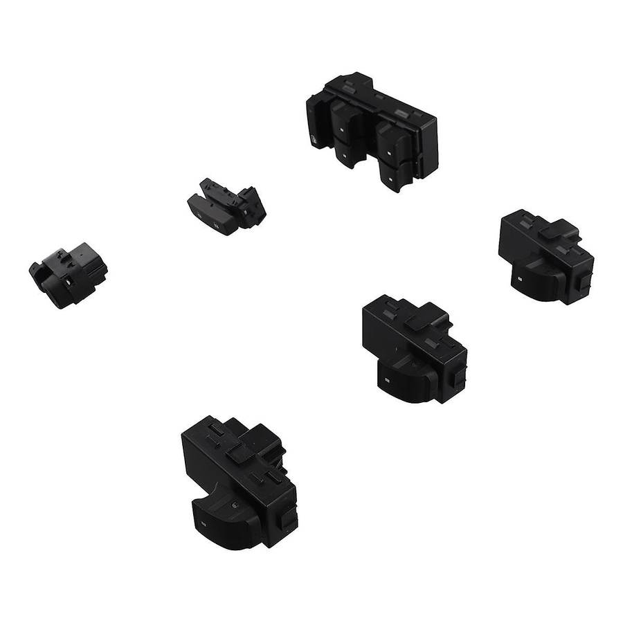 6Pcs/Set Front Left Right Power Window Lifter Button Door Lock Mirror Control Switch for