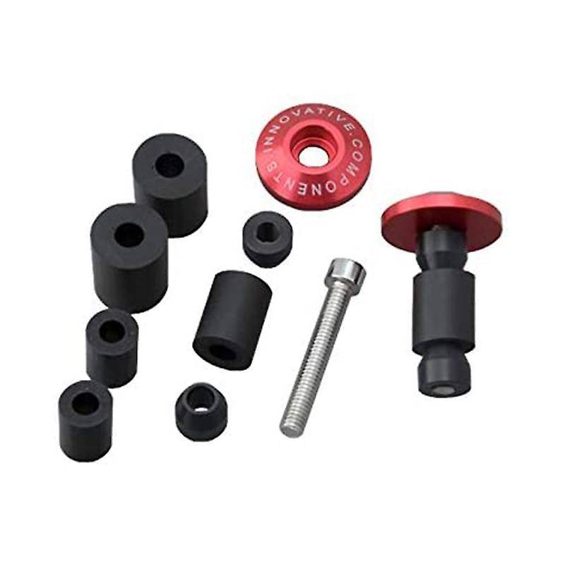 7/8 inch Handle Bar End Weights Handlebar Grips Cap Anti Vibration Slider Plug for (Red)