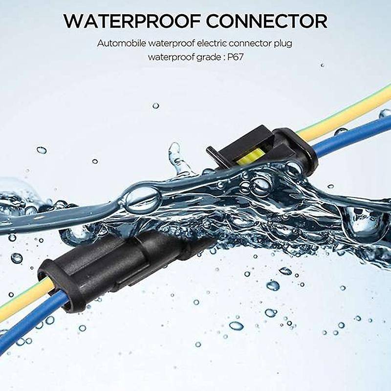 708Pcs Waterproof Car Connector Terminal Block HID Lamp Wiring Harness Connector without SN-48B Crim